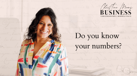 Do you know your numbers