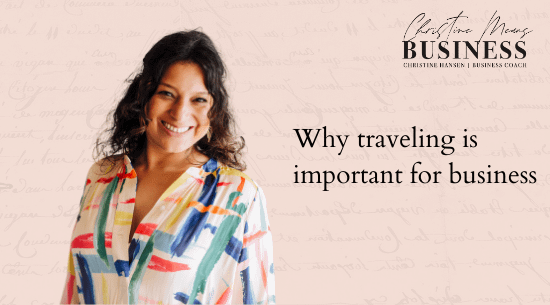 why traveling is important for business