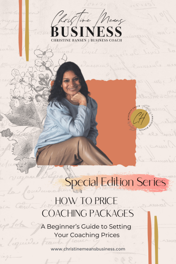 How to price coaching packages