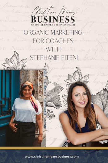 organic marketing for online business coaches