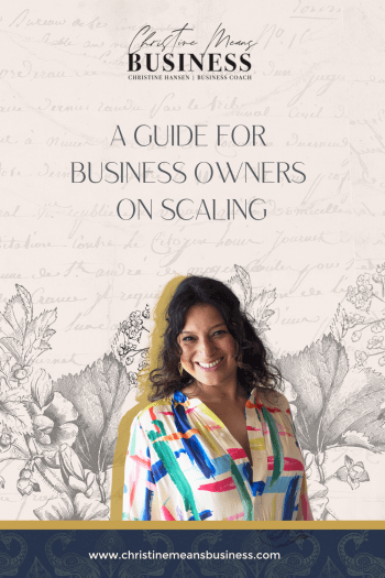 a guide for business owners on scaling