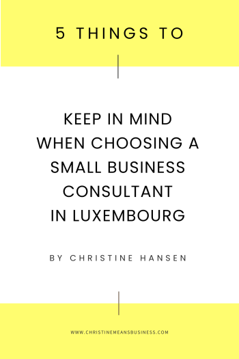 small business consultant luxembourg