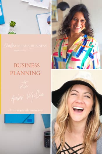 Business planning with Amber McCue