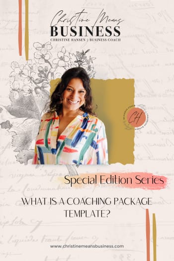What is a Coaching Package Template_pin